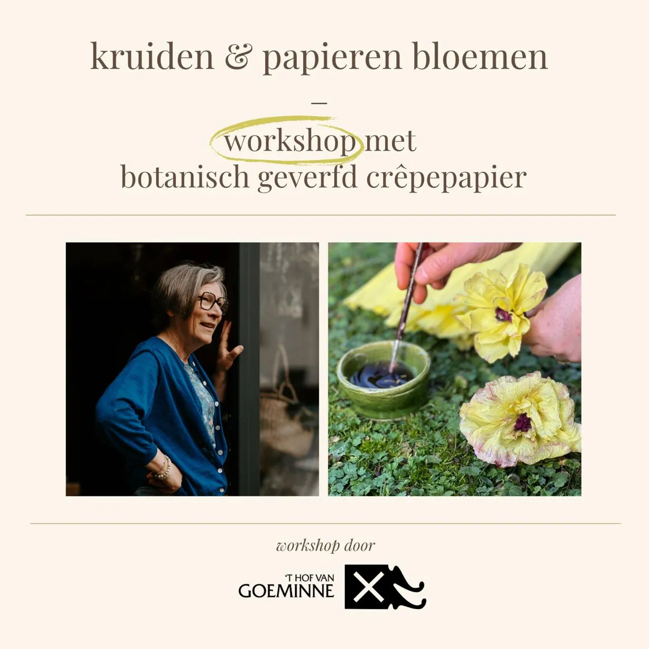 Workshop kruiden & papieren bloemen